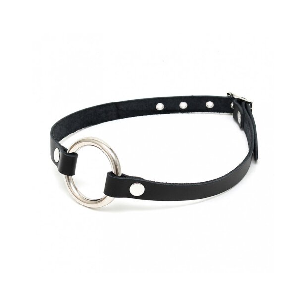 Rimba Baillon avec anneau en O Noir Argent Ø 5 cm