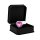 Rimba Analplug mit herzförmiger Basis Silber Rosa Ø 3 cm