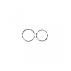 Rimba 2-Piece Metal Cock Ring Set Silver Ø 3.0-3.5 cm