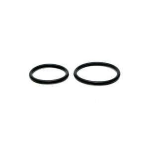 Rimba Rubber Cock Ring Set Black Ø 3-3.5 cm