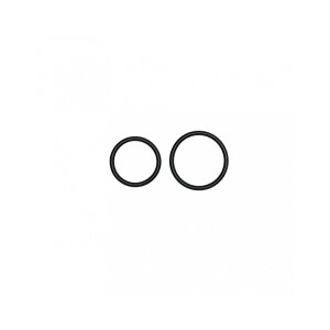 Rimba Rubber Cock Ring Set Black Ø 3-3.5 cm