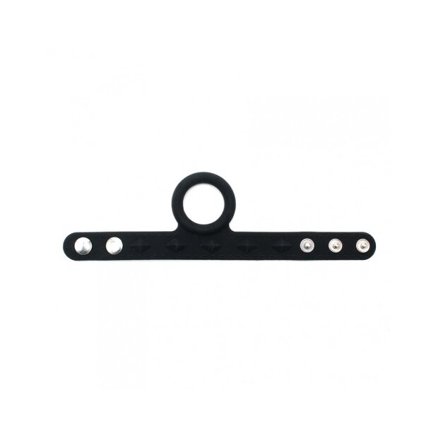 Rimba Penis Strap with Cock Ring Black Ø 3 cm