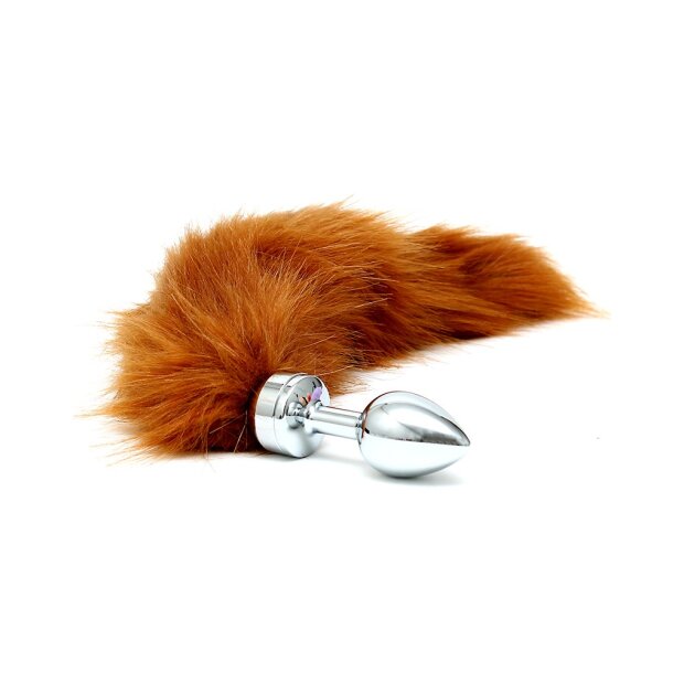 Rimba Butt Plug with Fox Tail Multicolor Ø 3 cm