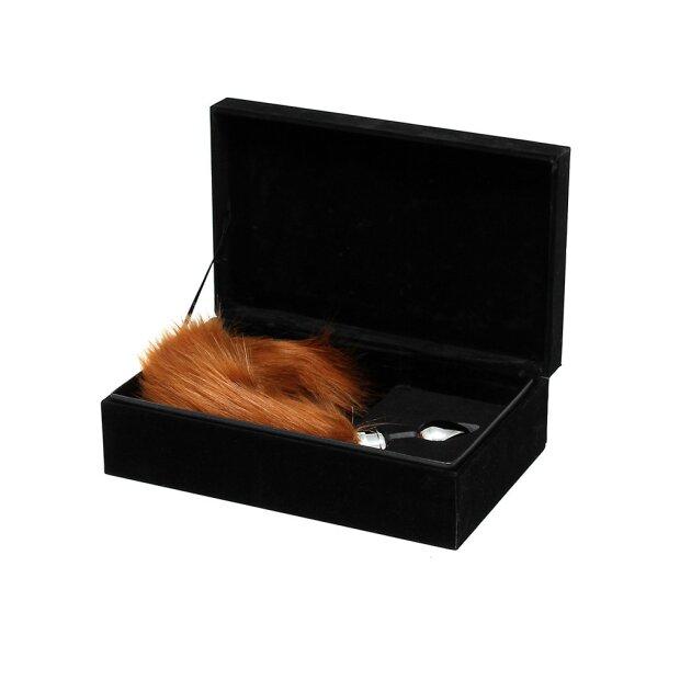 Rimba Butt Plug with Fox Tail Multicolor Ø 3 cm
