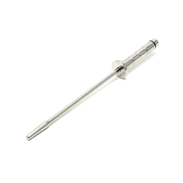 Rimba Vibrierender Penis Plug Silber 23 cm Ø 0,8 cm