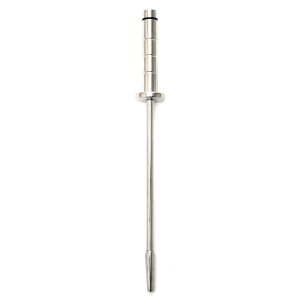 Rimba Vibrierender Penis Plug Silber 23 cm Ø 0,8 cm