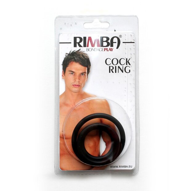 Rimba Flexible Silicone Cock Ring Trio Ø 3 cm - 5 cm