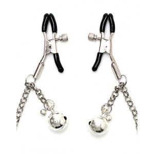 Rimba Pinces à Seins avec Chaîne Argent