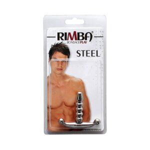 Rimba Plug Urétral Strié Argent 9 mm