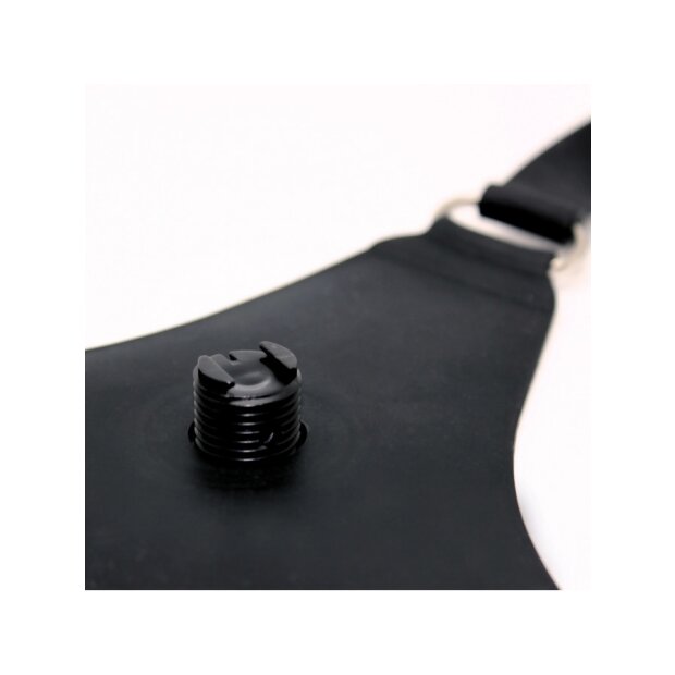 Rimba Godemichet Strap-on avec Harnais Noir 16 cm Ø 3,2 cm