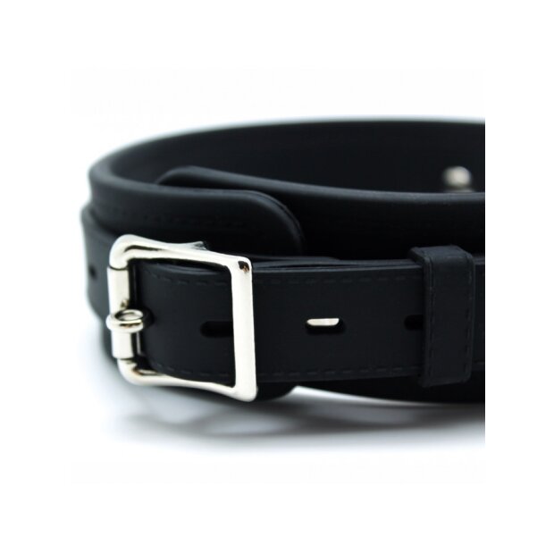 Rimba Toys Verstellbares Halsband mit Leine Schwarz