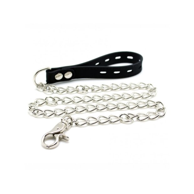 Rimba Toys Verstellbares Halsband mit Leine Schwarz