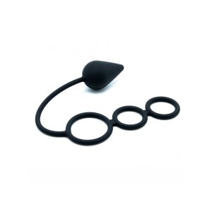 Rimba - Cockring with Anal Lock - S/M