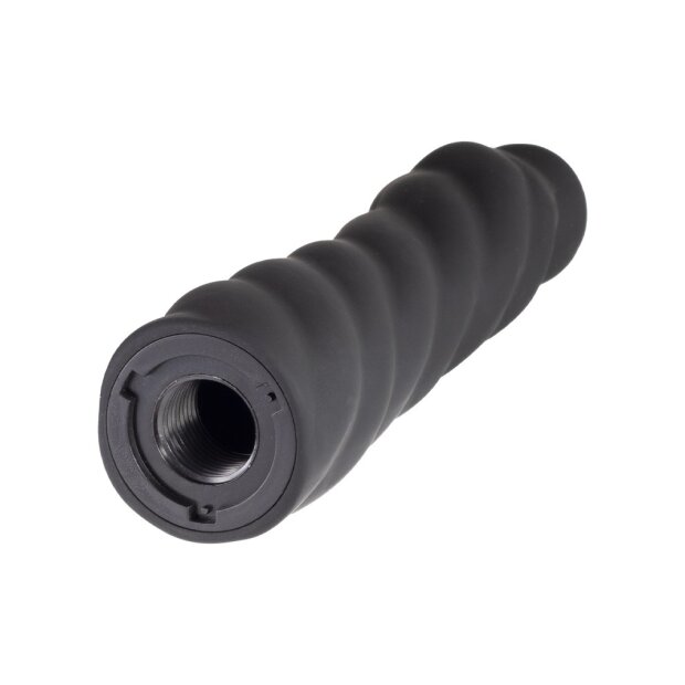 Rimba Latex Play - Exchangeable Dildo for Strap-on with Sucking Cup - Black