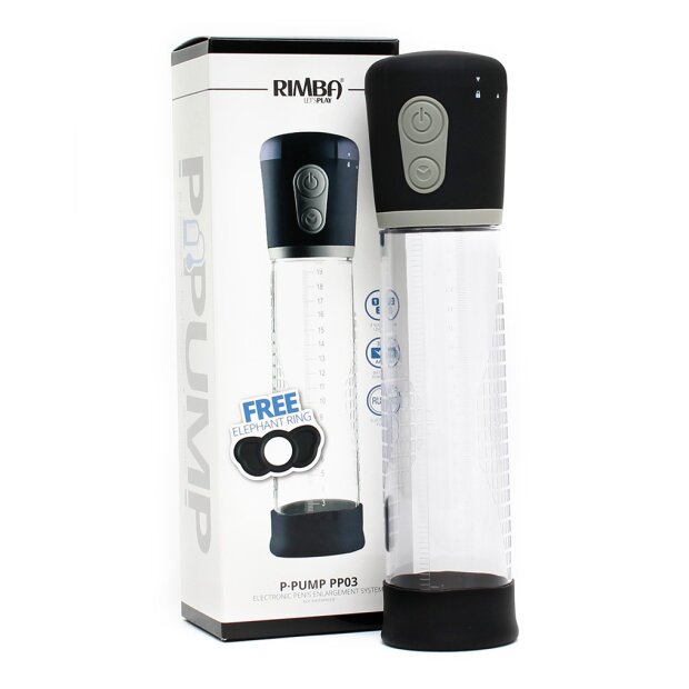 Rimba P-Pump - P-Pump PP03 - Battery-Operated Penis Enlarger - Black