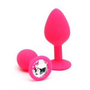 Rimba Berlin Bling Buttplug 2-teiliges Set Pink Ø...