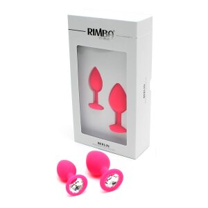Rimba Berlin Bling Buttplug 2-teiliges Set Pink Ø...