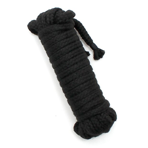 Rimba Bristol Cord Cotton Bondage Rope Black 5 m