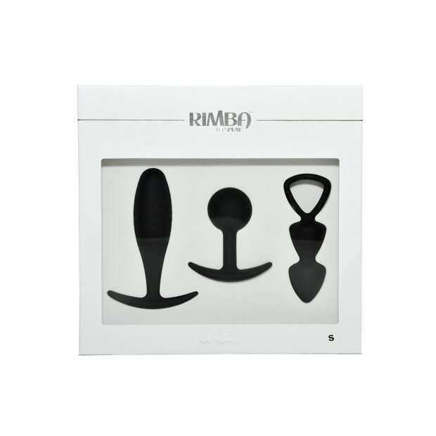 Rimba Toys - Basel - Set of Butt Plugs Size S - Black