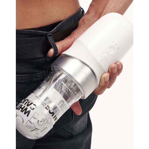 Sauce Extra Sauce Electronic Masturbator with White Sauce Cup