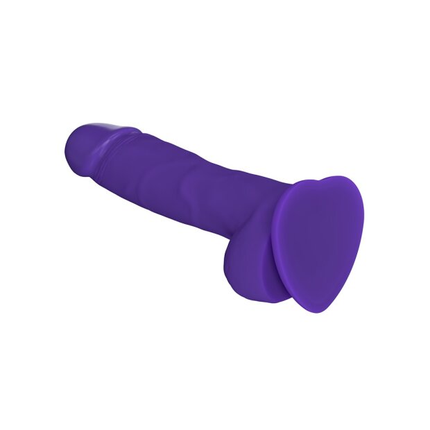 Strap-On-Me Soft Realistic Dildo Purple Size XL- 19.8 cm