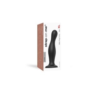 Strap-On-Me - Dildo Plug Curvy Size XL - Black - 18 cm