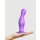 Strap-On-Me - Dildo Plug Curvy Size XL - Metallic Purple - 18 cm