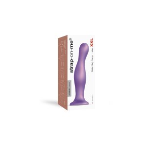 Strap-On-Me - Dildo Plug Curvy Size XXL - Metallic Purple...