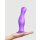 Strap-On-Me - Dildo Plug Curvy Size XXL - Metallic Purple - 19 cm