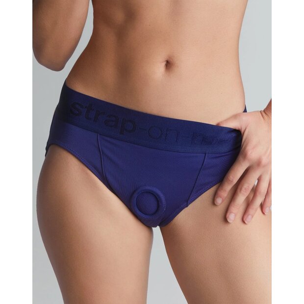 Strap-On-Me - Harnais Heroine - Harnais à sangles - Bleu - XL