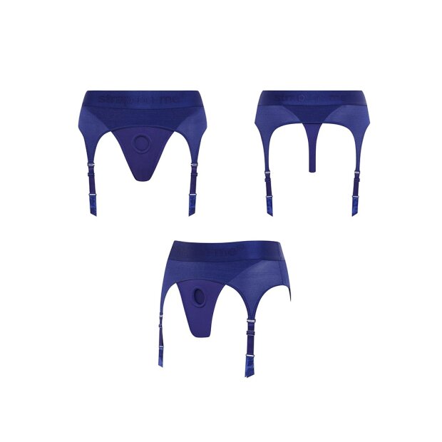 Strap-On-Me Harness Rebel Bleu XL