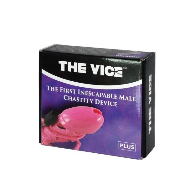 The Vice Chastity Cock Cage Plus Pink