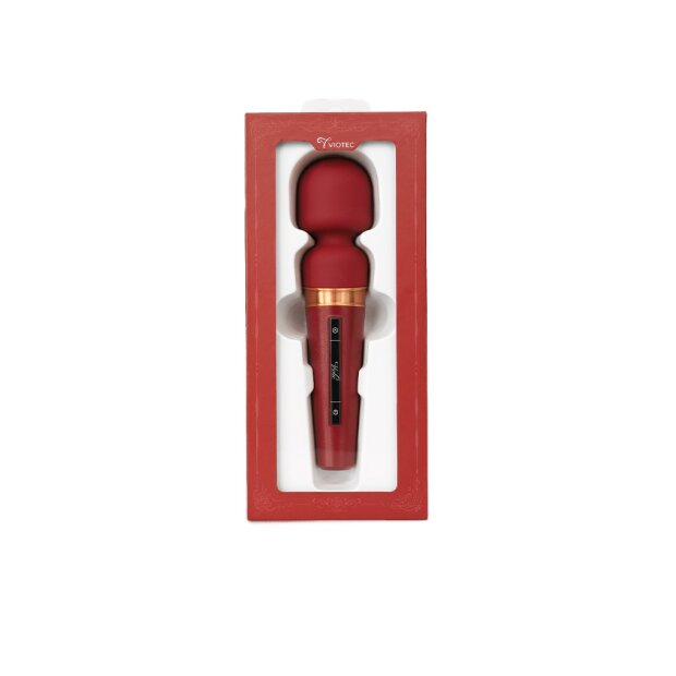 Viotec - Titan - Wand Vibrator - Gold & Wine Red