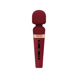 Viotec - Titan - Wand Vibrator - Gold &amp; Wine Red
