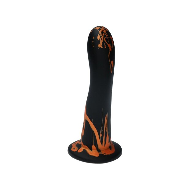 Ylva & Dite - Kajsa - Anal Dildo - Black / Orange - 18 cm