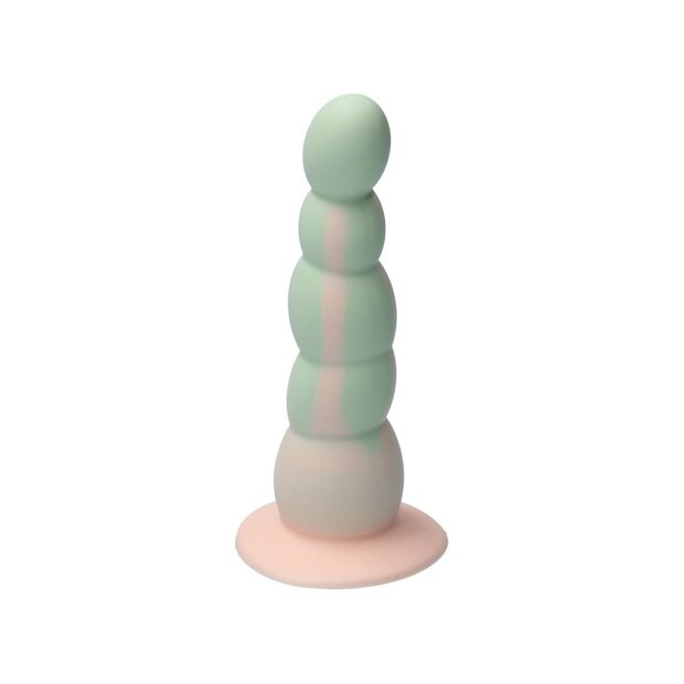 Ylva & Dite - Circe - Special Dildo - Sage Green / Orange - 17.7 cm