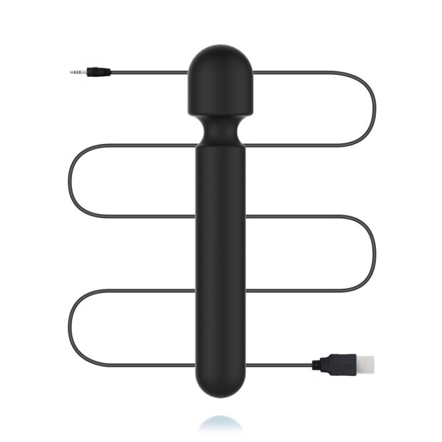 BLAQ - Digital Super Wand Vibrator - Black