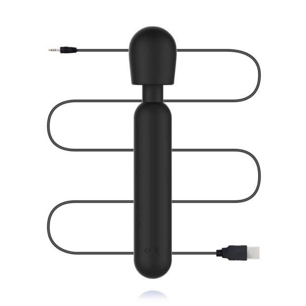 BLAQ - Digital Wand Vibrator - Black