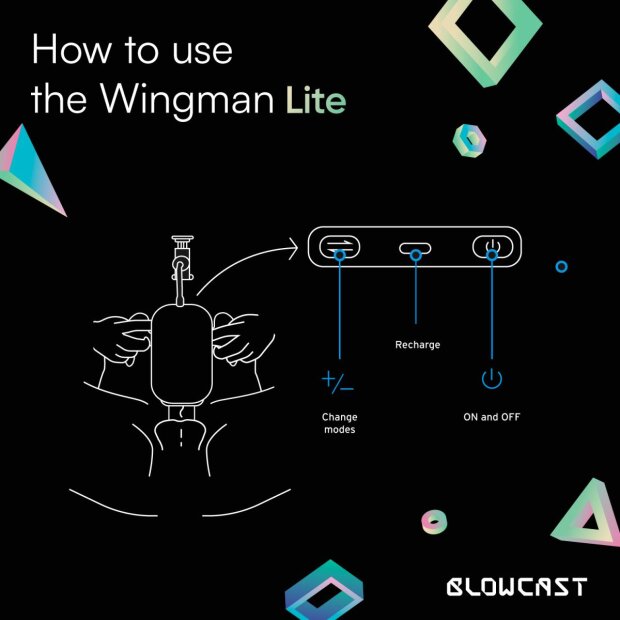 BLOWCAST Wingman Lite Automatic Masturbator