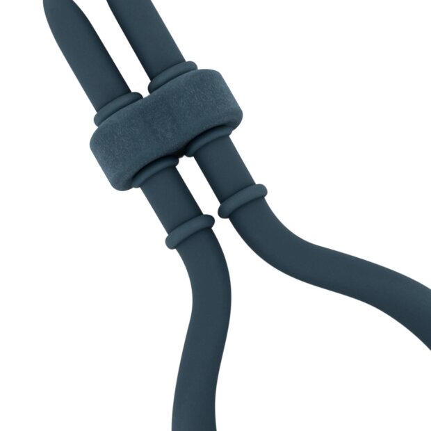 Boners Cockring réglable Bleu