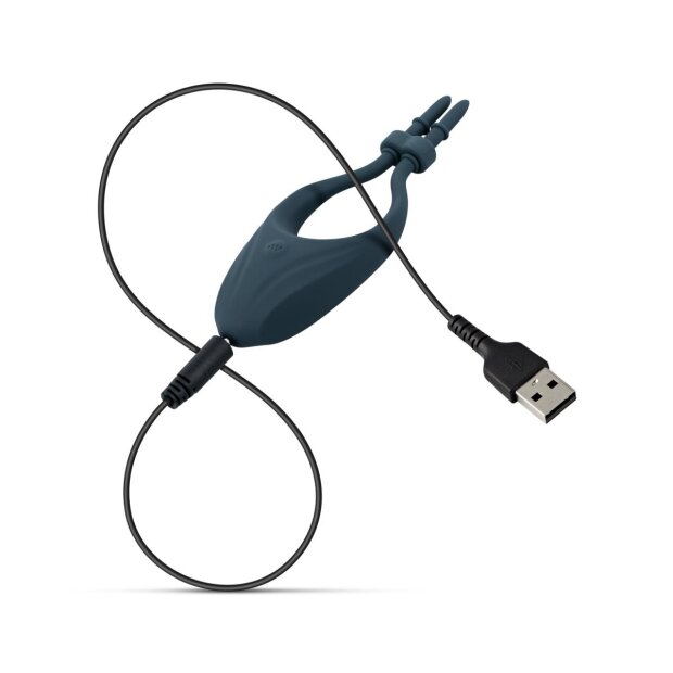 Boners Cockring réglable Bleu