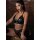 Daring Intimates Sexy Wetlook BH mit Reissverschluss schwarz S - L