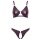 Cottelli Collection BH und Slip lila S - XL