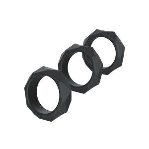 Heavy C-Ring Set Black