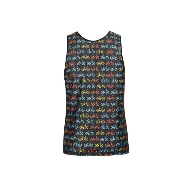 ANAIS Men Benito Top printed with colorful bicycles S