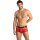 ANAIS Men Brave boxer shorts with lace pattern red S