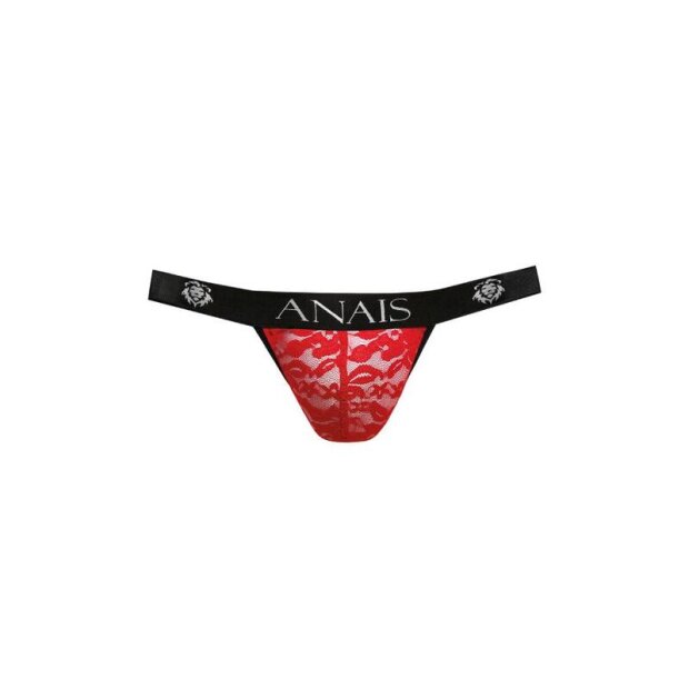 ANAIS Men Brave Rio jockstrap with lace pattern red S