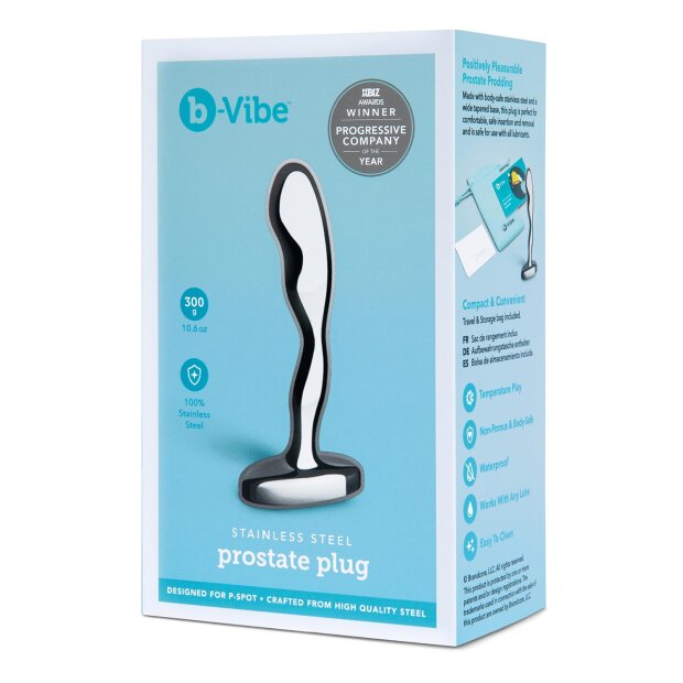 B-Vibe Stainless Steel Prostate Plug 0,25 cm