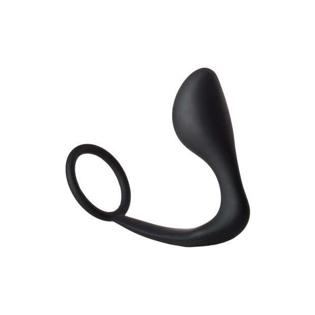 Dream Toys Fantasstic Analplug mit Penisring schwarz 3,5 cm