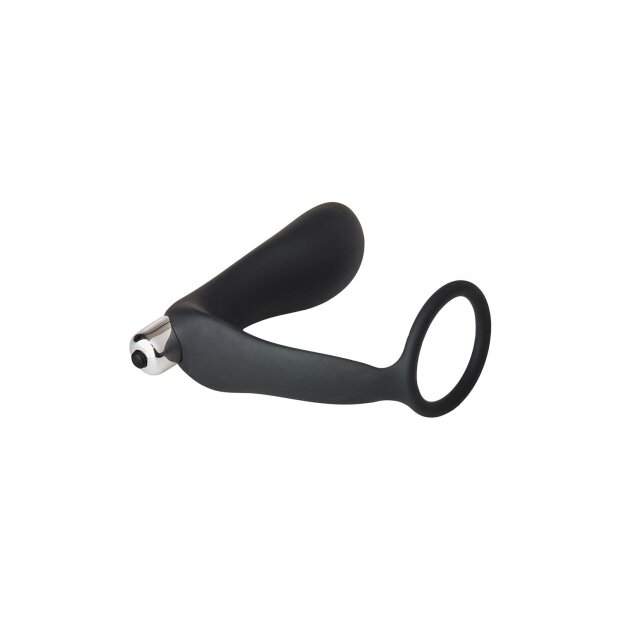 Dream Toys Fantasstic Vibration anal plug with cock ring black 3.4 cm
